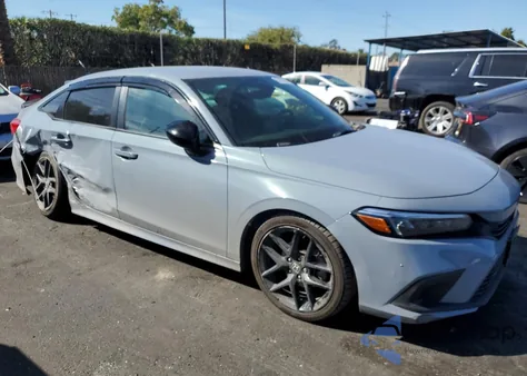 2023 Honda Civic Sport из США, поврежденный, VIN 2HGFE2F56PH530345